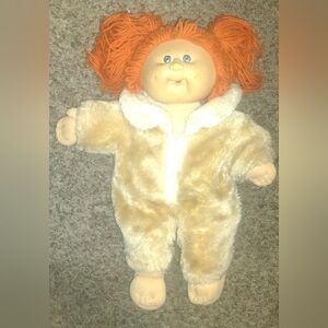 Cabbage Patch Doll, 1982, Red Hair, Green Eyes, Two Dimples, Pacifier Mouth